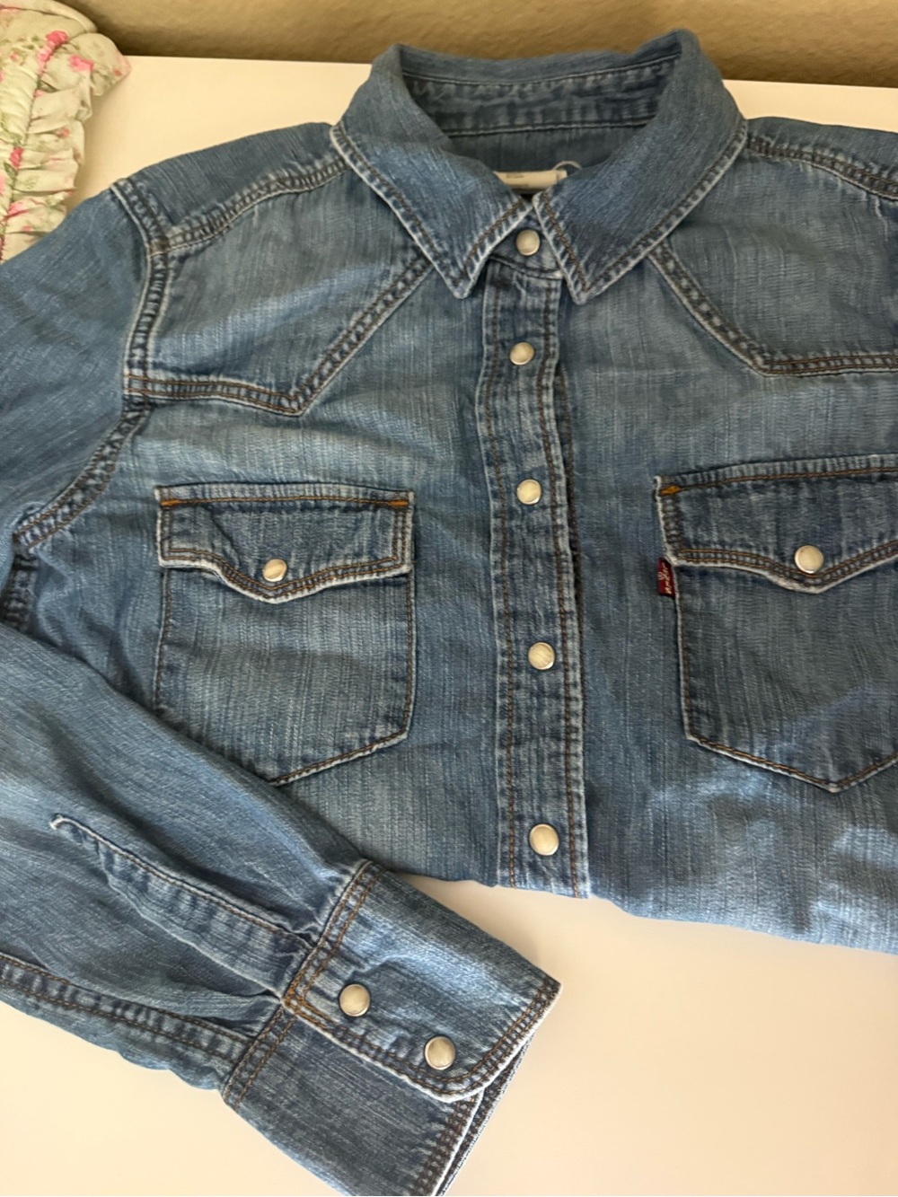 Levi's Blue Denim top - Classic Western Style